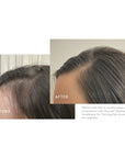 Before and after photo of product by Capelli Salon Studio